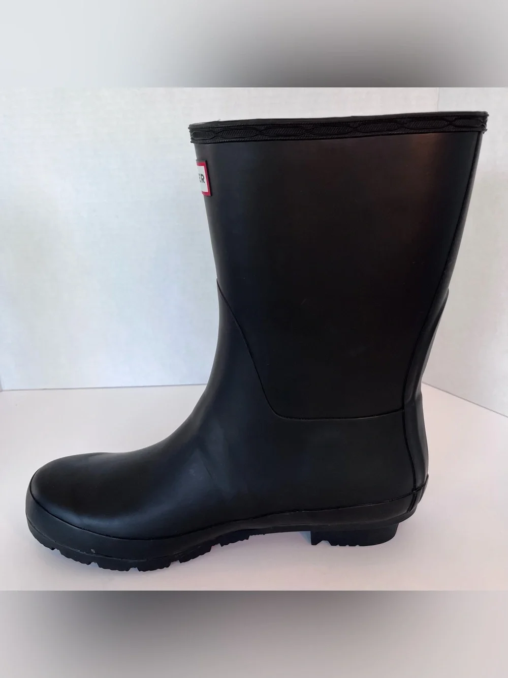 Hunter Original Tall Matte Black Mid-Calf Rubber Rain Boots